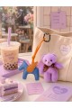 Sevimli Peluş Ayıcık & Kanatlı At Charm Anahtarlık Seti