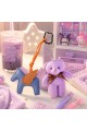 Sevimli Peluş Ayıcık & Kanatlı At Charm Anahtarlık Seti