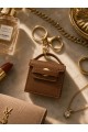 Kahverengi Mini Çanta Charm Anahtarlık | Çanta Aksesuarı & iPod Tarzı Mini Cüzdan Charm