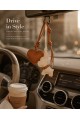 3'Lü Ayıcık & Kalp Charm  Deri Çanta Aksesuarı | Luxury Bag Charm Anahtarlık | Deri Lüx  Çanta Süsü