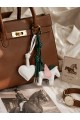 3’lü Deri Çanta Charm Seti – Kalp & At Figürlü Kore Tarzı Çanta Aksesuarı | Bag Charm Anahtarlık
