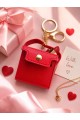 Kırmızı Mini Çanta Charm Anahtarlık | Çanta Aksesuarı & iPod Tarzı Mini Cüzdan Charm