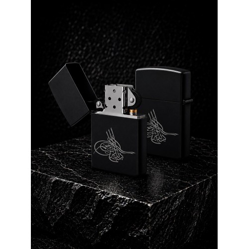 Kişiye Özel Osmanlı Tuğrası Temalı Metal Benzinli Çakmak |  Özel Premium Hediye |  Dolu Gönderim