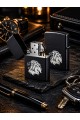 Kişiye Özel Aslan Temalı Metal Benzinli Çakmak | Erkeklere Özel Premium Hediye |  Dolu Gönderim