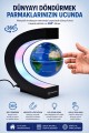 Manyetik Dönen Dünya Küre Sihirli Havada Duran  LED Işıklı Dekoratif Globe Masaüstü Küre