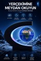Manyetik Dönen Dünya Küre Sihirli Havada Duran  LED Işıklı Dekoratif Globe Masaüstü Küre