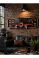 3D Metal Uçak Duvar Saati 78x21 cm Havacılık Temalı Dekoratif Duvar Tablosu Lüx Ev Ofis Hediyelik 