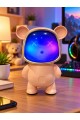 Ayıcık Bluetooth Hoparlör RGB Animasyon Işıklı Yüksek Ses Çıkışlı USB ve Kart Destekli Mini Speaker