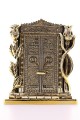 Allah Muhammed Yazılı Gül Kabe Kapısı Gold Biblo 25 cm-024
