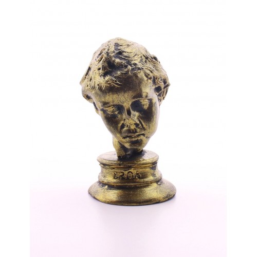 Gold Dekoratif Mini Eros Büst 13 cm 