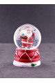 Noel Baba Hediye Torbası Mini Boy Işıklı Yılbaşı Kar Küresi 6.5 cm 4-5 A