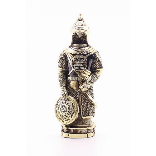 Zırhlı Cevşen Ayetli Asker Gold Biblo 3 Boyutlu Küçük Boy 24 cm 
